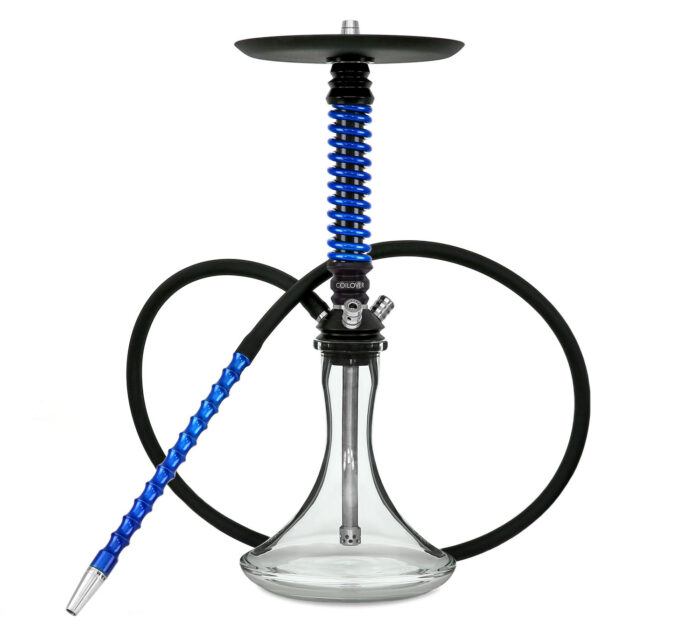 mamay-customs-coilover-mini-black-sky-blue-shisha kaljanas 7 miglos