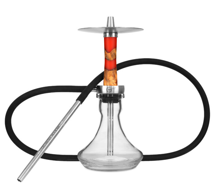 Kaljanas Geometry Hookah Mini Bro Epox Iroko Orange Matt