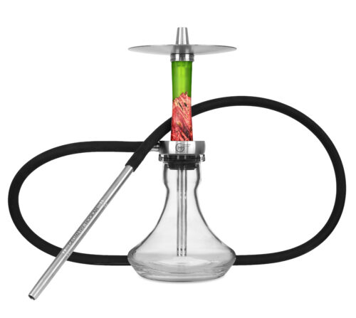 Kaljanas Geometry Hookah Mini Bro Epox Red Emerald