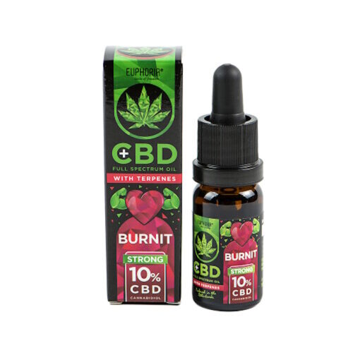 CBD aliejus 10proc su Terpenu Euphoria Burnit