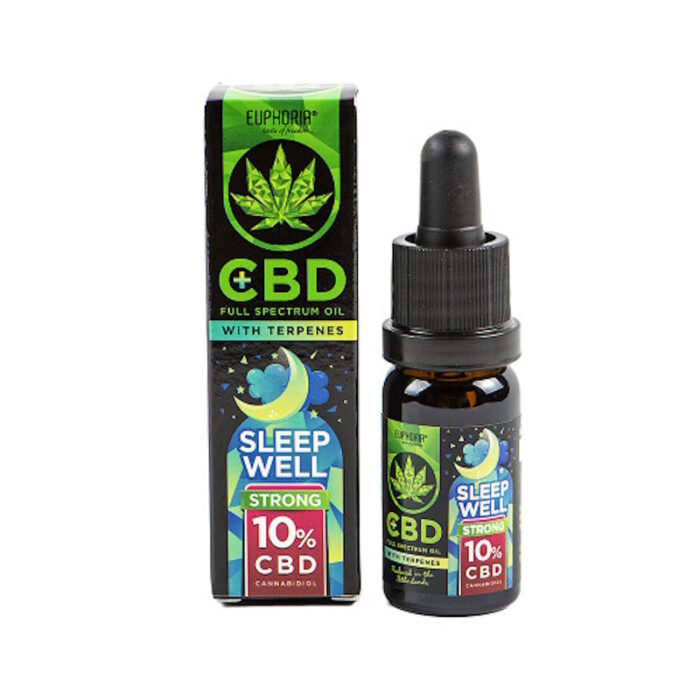 CBD aliejus 10proc su Terpenu Sleep Well